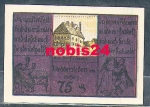06502 Neddersleben Städtenotgeld Wert 75 Pfennig 1921
