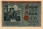 06542 Altstedt city emergency money 10 pfennigs Thomas Munzer 1921