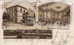 06526 Sangerhausen Cafe Kolditz Farblitho o 7.4.1902