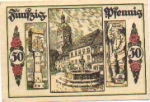 06526 Sangerhausen, city emergency money, value 50 pfennigs 1921