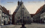 06526 Sangerhausen, Markt mit Rathaus und Schloss, * ca. 1920
