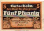06632 Freyburg city emergency money 5 Pfennig 1921