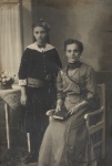 young girls, real photo, * approx. 1925