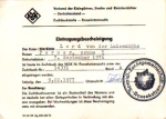 Registration certificate of a Persian cat, 02/09/1977