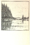 Seele der Heimat Künstlerkarte Erich Eiland, 4 Blatt aus Mappe 2. , * ca. 1940