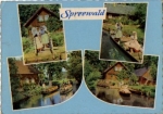 Spreewald traditional costumes multi-picture card o 11.5.1963