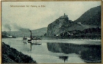 Aussig, Schreckenstein Castle, Elbe steamer, * approx. 1920