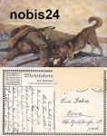 Military Dogs Red Cross Artist Card o 1916