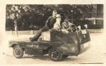 Electric carts, driving instructor, real photo, o 08.06.1926