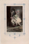 Art Nouveau, Couple, Balerina artist card o 07/01/1911