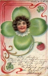 Art Nouveau, flower children, shamrock, o 2.8.1901
