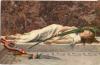 Holy Cecilie dead woman dagger instrument publisher Stengel o 14.1.1921