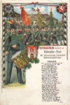 Hanover greetings from the artist festival chromolithograph event card * approx. 1900