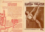 Hamburg Hansa-Theater program 42nd year no. 383 12 pages