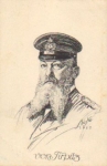 Großadmiral von Tripitz, Künstlerkarte BiKo * 1915