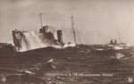 Torpedo boat p. 145 in bad weather, * approx. 1915