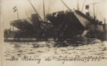 Lifting of the torpedo boat S 178, * approx. 1920