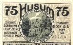 25813 Husum emergency money 75 Pf. No. 24154 around 1921