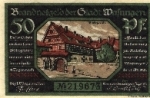 98634 Wasungen emergency money 50 Pf. No. 219673 1921