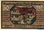 98634 Wasungen, emergency money, voucher for 50 Pf., No. 026055 (1921)