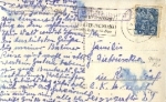 Weimar, Posthilfsstellenstempel auf AK o ca. 1960