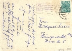09471 Konigswalde country postmark on postcard o ca. 1960