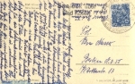 06628 Bad Kösen post office stamp on postcard, o approx. 1960