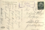 04758 Oschatz post office stamp on postcard o 8.7.1938