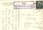 02627 Neukirch Lausitz post office stamp (Lehn about Neukirch) on postcard o 07.05.1937