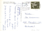 89407 Dillingen post office stamp on postcard monastery Maria Medingen o 22.6.1962