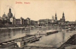 Dresden bathing establishment on the Elbe o April 1, 1907