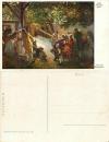 Kegelbahn Künsterkarte  Hamza *ca. 1920