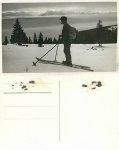 Skifahrer Echtfoto-AK *ca. 1940