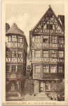 97877 Wertheim Alte Häuser am Marktplatz *ca. 1920