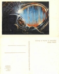 Kosmonauten-Künstlerkarte *ca. 1968