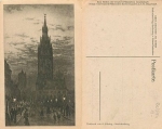 Gent Belfried am Abend *ca. 1914