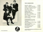 The Sadows Foto EMI Columbia DrW 3467