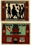 08371 Glauchau Städtenotgeld Wert 50 Pfennige Eule 1921