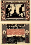 Glauchau Städtenotgeld Wert 1/2 Mark Nr. 3 1921