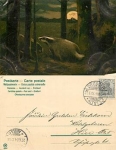 Badger artist card WV 5567 o 27.6.1911 ​​​​​​​probably Mailick (without sig)