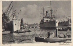 Ozeandampfer Baakenhafen hamburg  o 07.04.1940
