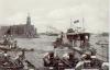 Hamburg Kehrwiederspitze ocean liner *ca. 1940