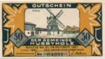 24975 Husbyholz city emergency money worth 50 pfennigs windmill 1920
