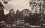 08648 Bad Brambach Kurpark mit Radium Hotel Weidighaus * ca. 1930