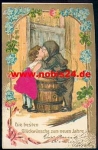 Chimney sweep embossing card fabric ablation used circa 1905