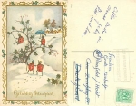 New year beetle in the snow o 1955