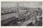 Hamburg port with overseas bridge *approx. 1930
