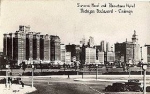 Illinois, Chicago, Michigan Boulevard, Stevens Hotel, Blackstone Hotel,Realityphoto, * ca. 1930