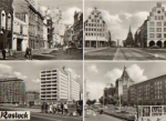 Rostock city center postcard o 21.03.1973