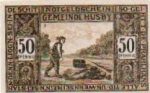24975 Husby city emergency money value 50 Pfennig No. 3 braggart 1921